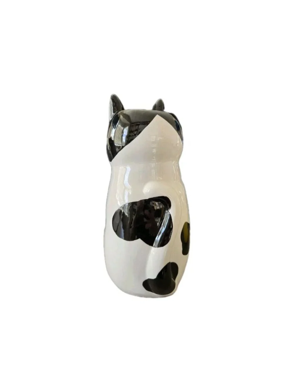 New Black & White Kitty Cat Animal Decorative Flower Table Vase Room Decor